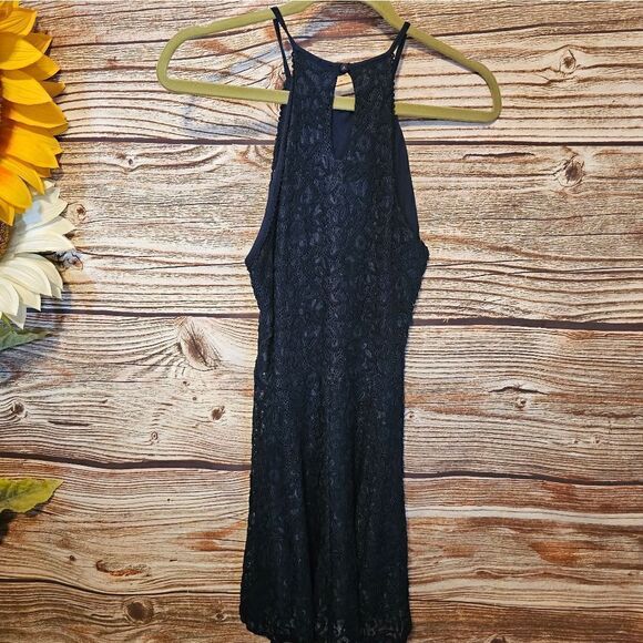 Altar'd State Sleeveless dress Women's medium navy blue Pre-owned - Picture 2 of 6